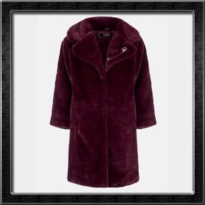 Disturbia Creature Oversized Fur Coat